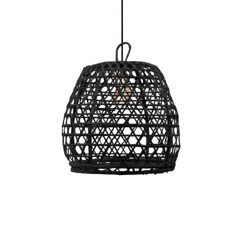 Colgante 1 luz E27 Gallo chica negra